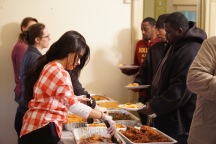 community center, welcome dinner, photos by Ira Yousey